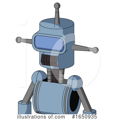 Royalty-Free (RF) Robot Clipart Illustration by Leo Blanchette - Stock Sample #1650935