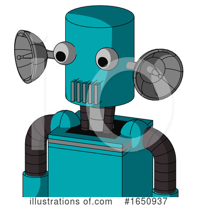 Royalty-Free (RF) Robot Clipart Illustration by Leo Blanchette - Stock Sample #1650937