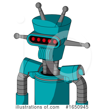 Royalty-Free (RF) Robot Clipart Illustration by Leo Blanchette - Stock Sample #1650945