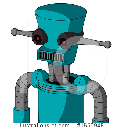 Royalty-Free (RF) Robot Clipart Illustration by Leo Blanchette - Stock Sample #1650946