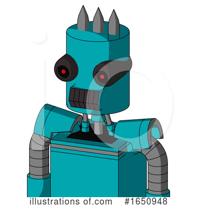 Royalty-Free (RF) Robot Clipart Illustration by Leo Blanchette - Stock Sample #1650948