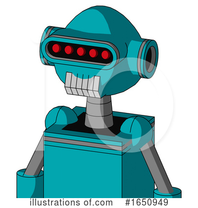 Royalty-Free (RF) Robot Clipart Illustration by Leo Blanchette - Stock Sample #1650949
