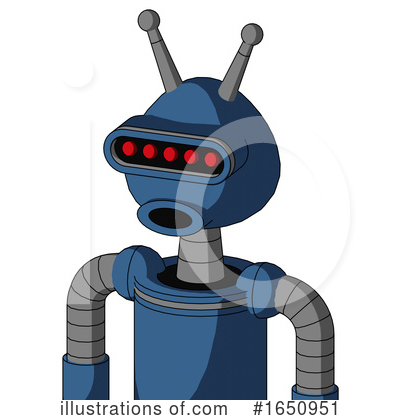 Royalty-Free (RF) Robot Clipart Illustration by Leo Blanchette - Stock Sample #1650951