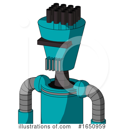 Royalty-Free (RF) Robot Clipart Illustration by Leo Blanchette - Stock Sample #1650959