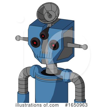 Royalty-Free (RF) Robot Clipart Illustration by Leo Blanchette - Stock Sample #1650963