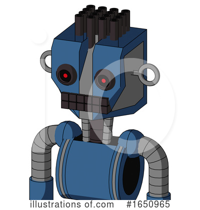 Royalty-Free (RF) Robot Clipart Illustration by Leo Blanchette - Stock Sample #1650965