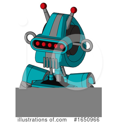 Royalty-Free (RF) Robot Clipart Illustration by Leo Blanchette - Stock Sample #1650966
