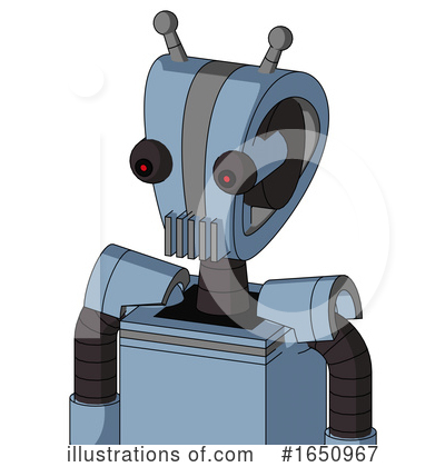 Royalty-Free (RF) Robot Clipart Illustration by Leo Blanchette - Stock Sample #1650967