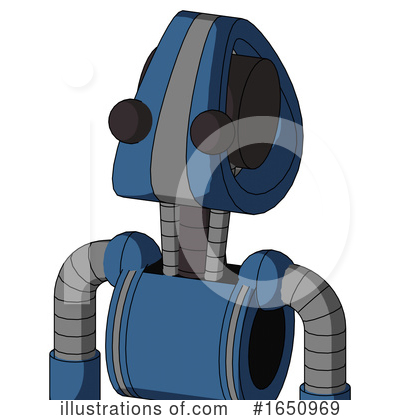 Royalty-Free (RF) Robot Clipart Illustration by Leo Blanchette - Stock Sample #1650969