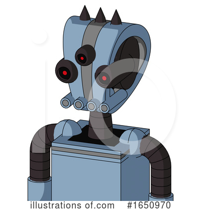Royalty-Free (RF) Robot Clipart Illustration by Leo Blanchette - Stock Sample #1650970