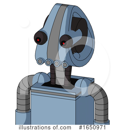 Royalty-Free (RF) Robot Clipart Illustration by Leo Blanchette - Stock Sample #1650971