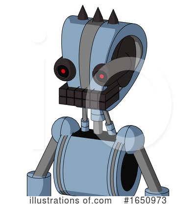 Royalty-Free (RF) Robot Clipart Illustration by Leo Blanchette - Stock Sample #1650973
