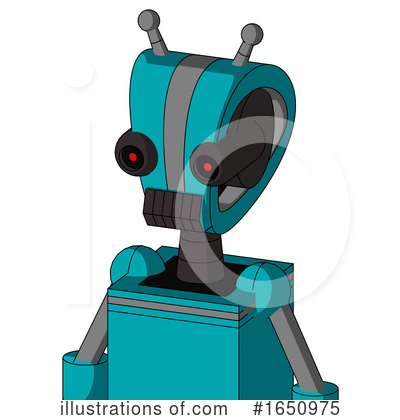 Royalty-Free (RF) Robot Clipart Illustration by Leo Blanchette - Stock Sample #1650975