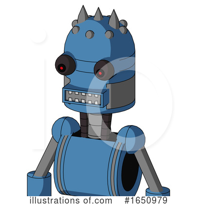 Royalty-Free (RF) Robot Clipart Illustration by Leo Blanchette - Stock Sample #1650979