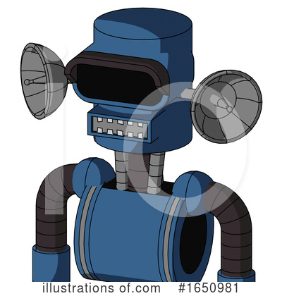Royalty-Free (RF) Robot Clipart Illustration by Leo Blanchette - Stock Sample #1650981