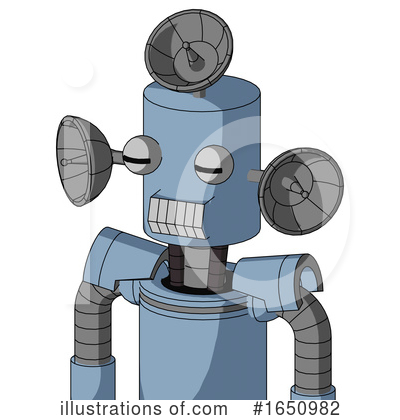 Royalty-Free (RF) Robot Clipart Illustration by Leo Blanchette - Stock Sample #1650982