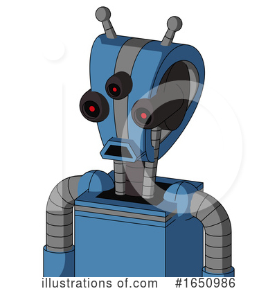 Royalty-Free (RF) Robot Clipart Illustration by Leo Blanchette - Stock Sample #1650986