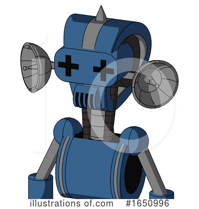 Royalty-Free (RF) Robot Clipart Illustration by Leo Blanchette - Stock Sample #1650996