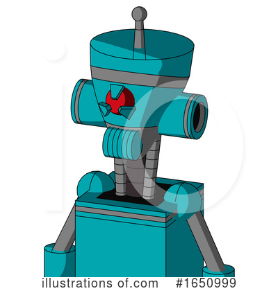 Royalty-Free (RF) Robot Clipart Illustration by Leo Blanchette - Stock Sample #1650999