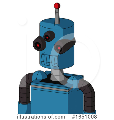 Royalty-Free (RF) Robot Clipart Illustration by Leo Blanchette - Stock Sample #1651008