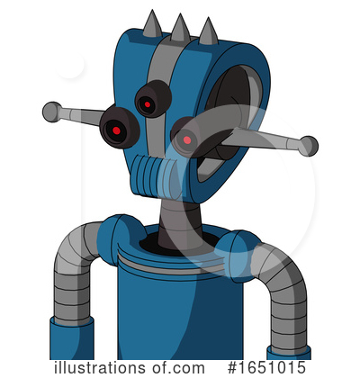 Royalty-Free (RF) Robot Clipart Illustration by Leo Blanchette - Stock Sample #1651015