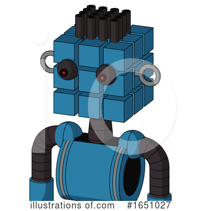 Royalty-Free (RF) Robot Clipart Illustration by Leo Blanchette - Stock Sample #1651027