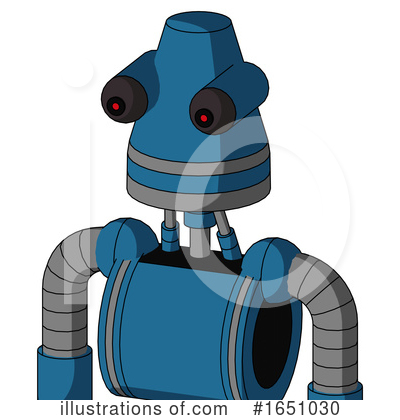 Royalty-Free (RF) Robot Clipart Illustration by Leo Blanchette - Stock Sample #1651030
