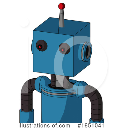 Royalty-Free (RF) Robot Clipart Illustration by Leo Blanchette - Stock Sample #1651041