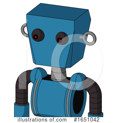 Royalty-Free (RF) Robot Clipart Illustration by Leo Blanchette - Stock Sample #1651042