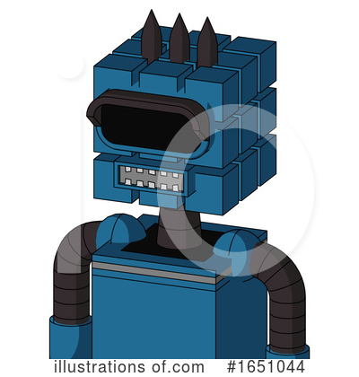 Royalty-Free (RF) Robot Clipart Illustration by Leo Blanchette - Stock Sample #1651044