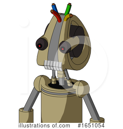 Royalty-Free (RF) Robot Clipart Illustration by Leo Blanchette - Stock Sample #1651054