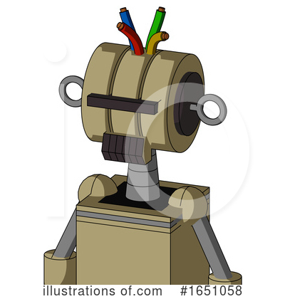 Royalty-Free (RF) Robot Clipart Illustration by Leo Blanchette - Stock Sample #1651058
