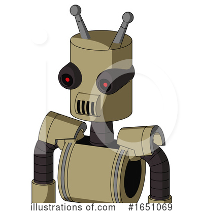 Royalty-Free (RF) Robot Clipart Illustration by Leo Blanchette - Stock Sample #1651069