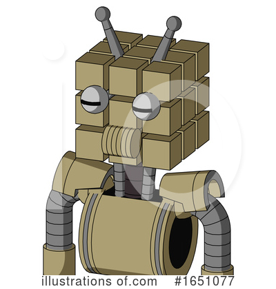 Royalty-Free (RF) Robot Clipart Illustration by Leo Blanchette - Stock Sample #1651077