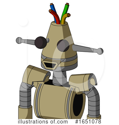 Royalty-Free (RF) Robot Clipart Illustration by Leo Blanchette - Stock Sample #1651078
