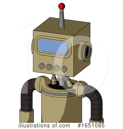Royalty-Free (RF) Robot Clipart Illustration by Leo Blanchette - Stock Sample #1651085