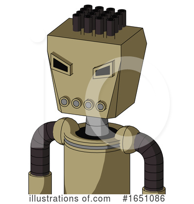Royalty-Free (RF) Robot Clipart Illustration by Leo Blanchette - Stock Sample #1651086