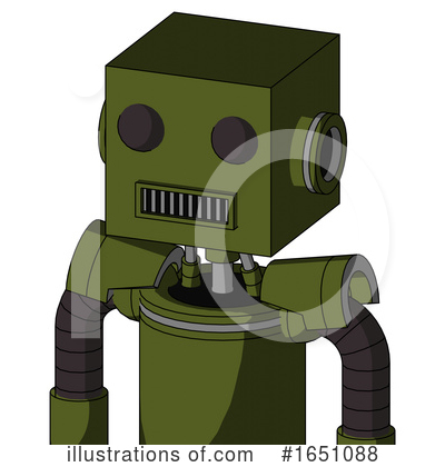 Royalty-Free (RF) Robot Clipart Illustration by Leo Blanchette - Stock Sample #1651088