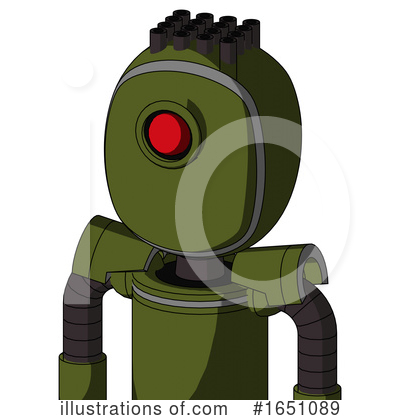 Royalty-Free (RF) Robot Clipart Illustration by Leo Blanchette - Stock Sample #1651089