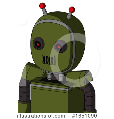 Royalty-Free (RF) Robot Clipart Illustration by Leo Blanchette - Stock Sample #1651090
