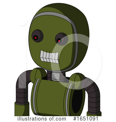 Royalty-Free (RF) Robot Clipart Illustration by Leo Blanchette - Stock Sample #1651091