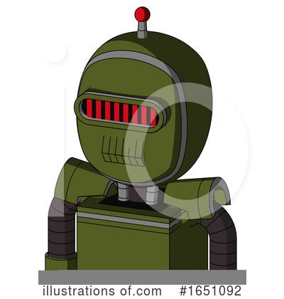 Royalty-Free (RF) Robot Clipart Illustration by Leo Blanchette - Stock Sample #1651092
