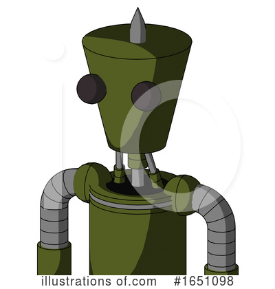 Royalty-Free (RF) Robot Clipart Illustration by Leo Blanchette - Stock Sample #1651098