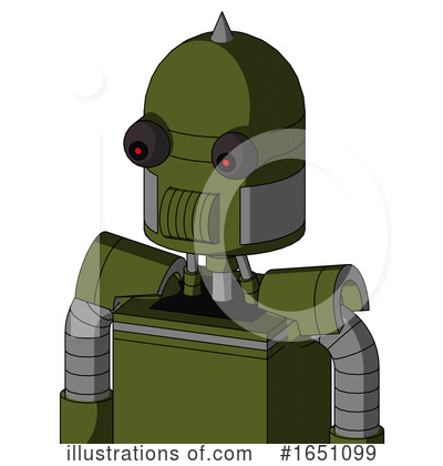 Royalty-Free (RF) Robot Clipart Illustration by Leo Blanchette - Stock Sample #1651099