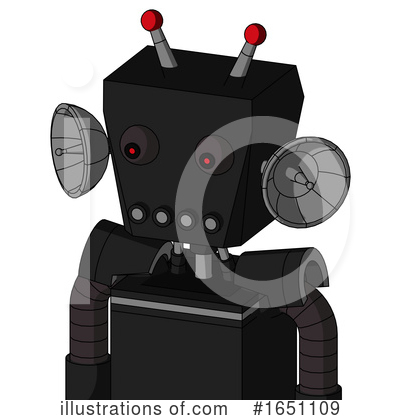 Royalty-Free (RF) Robot Clipart Illustration by Leo Blanchette - Stock Sample #1651109