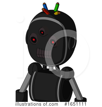 Royalty-Free (RF) Robot Clipart Illustration by Leo Blanchette - Stock Sample #1651111