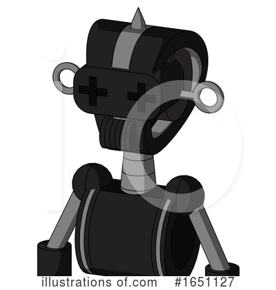 Royalty-Free (RF) Robot Clipart Illustration by Leo Blanchette - Stock Sample #1651127