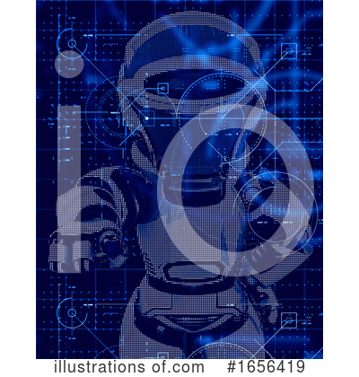 Royalty-Free (RF) Robot Clipart Illustration by KJ Pargeter - Stock Sample #1656419