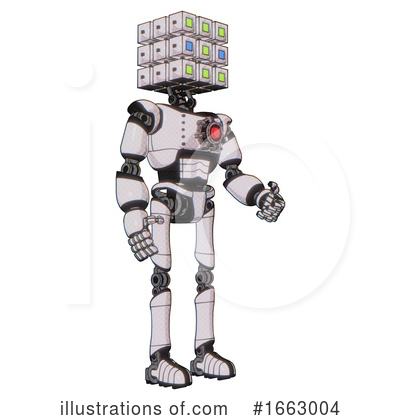 Royalty-Free (RF) Robot Clipart Illustration by Leo Blanchette - Stock Sample #1663004