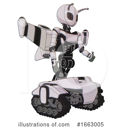 Royalty-Free (RF) Robot Clipart Illustration by Leo Blanchette - Stock Sample #1663005
